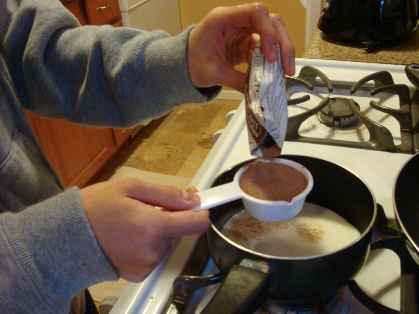 Hot Chocolate Mix and Heavy Cream